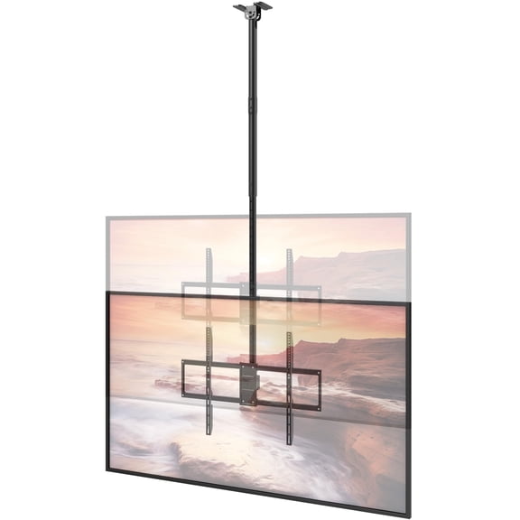 PUTORSEN Ceiling TV Mount, Full Motion Hanging TV Mount for 50-100 Inch, Supports up to 176lbs, Full Motion 360 Rotation Hanging Ceiling Bracket Fits Most LCD LED OLED 4K TVs, Max VESA 800x600mm