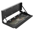 thumbnail image 1 of PUTORSEN Flip Down Keyboard Tray Wall-Mount - 24 Inch Computer Keyboard and Mouse Platform Tray, , Mouse Pad and Wrist Pad Included, Holds Up to 22 lbs, Black, 1 of 7
