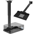 thumbnail image 1 of PUTORSEN Projector Ceiling Mount with Tray, Adjustable Height Universal Bracket with Concealed Cable Management, No Hole Installation, Holds up to 22 lbs – Ideal for Home Theater & Office (Black), 1 of 8