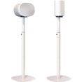 thumbnail image 1 of PUTORSEN Speaker Stands for Sonos Era-100 & Era-300 - Height Adjustable Floor Stands 29.1''–39'', Dual-Mount Base for Space-Saving Placement, 11 lbs Max Load, 1 Pair, White, 1 of 7