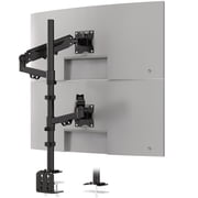 PUTORSEN Stacked Monitor Mount for 17-40 Inch Screens, Stacked Dual Arms, 26.4 lbs per Arm