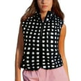 thumbnail image 1 of PUWEI Women's Checkered Fleece Jacket Sleeveless Sherpa Vest Warm Zip Up Plaid Gilet with Pocket, 1 of 7