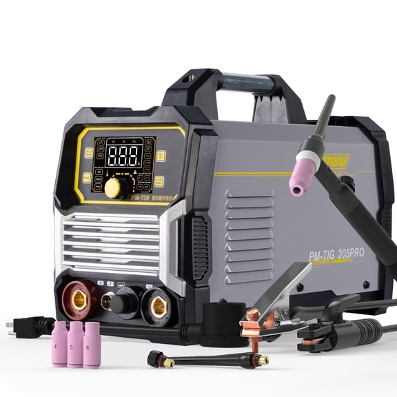 PUWU 4 in 1 TIG Welder Gas TIG/DC Pulse TIG/MMA/STICK Multi process Welding Machine 110V/220V Welder with Lift TIG Torch