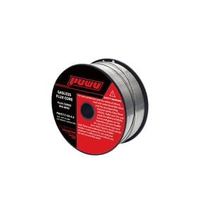 PUWU Flux Core Gasless MIG Wire, E71T-GS Mild Carbon Steel .03-Inch-Diameter,0.8mm,2-Pound Spool, Strong ABS Plastic Spool Welding Wire