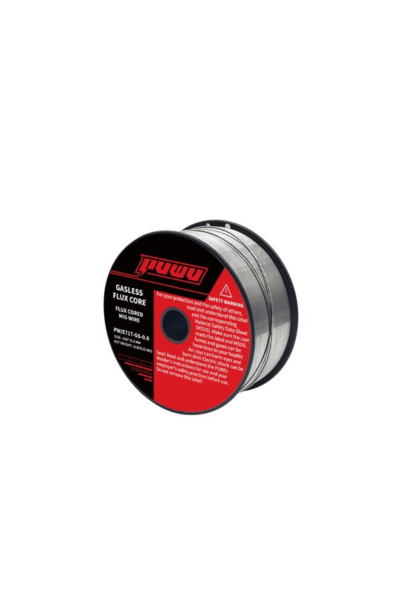 Flux Core Gasless MIG Wire, E71T-GS Mild Carbon Steel .03-Inch-Diameter,0.8mm,2-Pound Spool, Strong ABS Plastic Spool Welding Wire