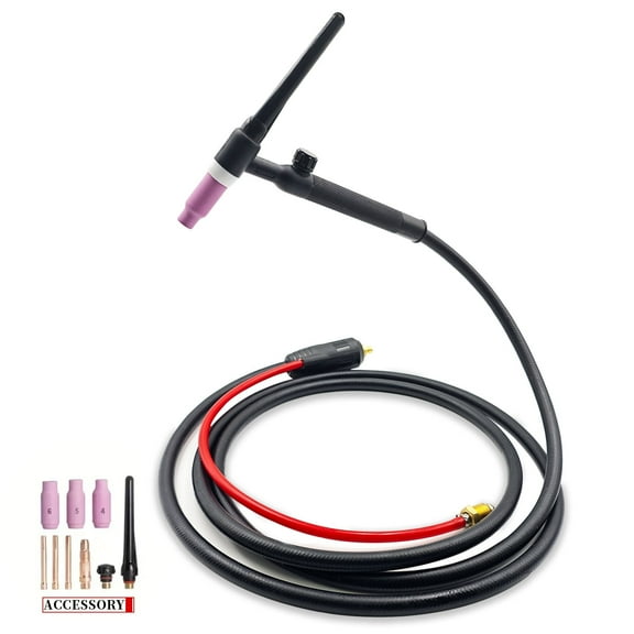 PUWU TIG Welding Torch Kit TWT10-25, Compatible with 100A-160A Welding Machines