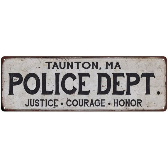 PUYALLUP, WA POLICE DEPT. Home Decor Metal Sign Gift 8x24 108240012946