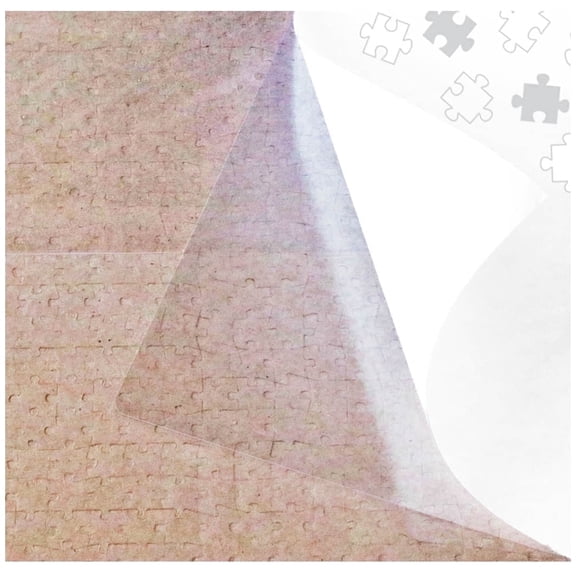 PUZZLE EZ Puzzle Glue Sheets Puzzle Saver Sheets Clear & Extra Large Peel and Stick - Preserve & Frame 1000 Piece Puzzles in Minutes