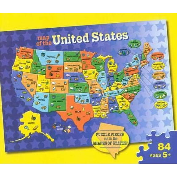 PUZZLE UNITED STATES 84PC