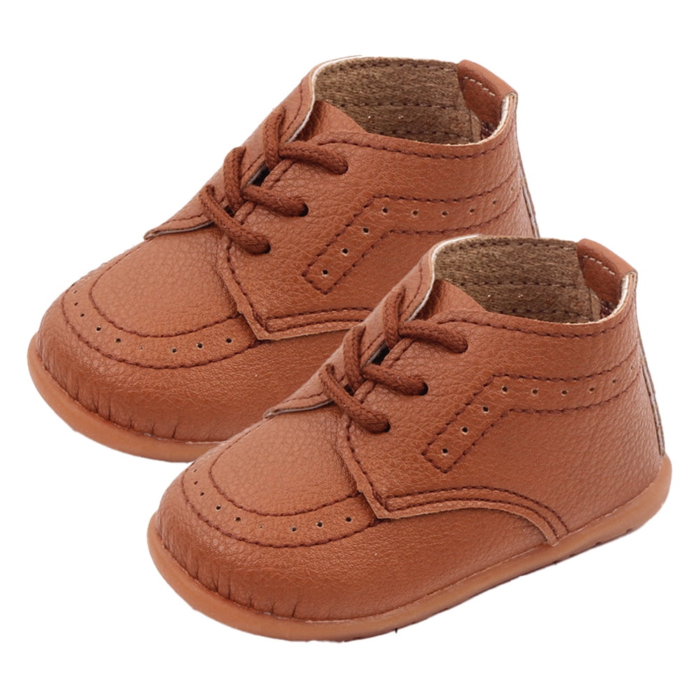PUsoft soled wedding shoes Toddler walking shoes and leather loafers ...