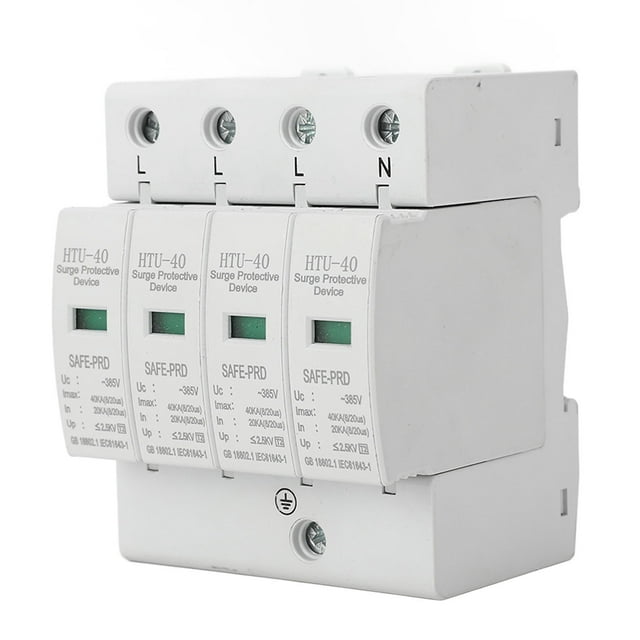 PV AC Surge Protection Device Lightning Protection Flame Retardant AC ...