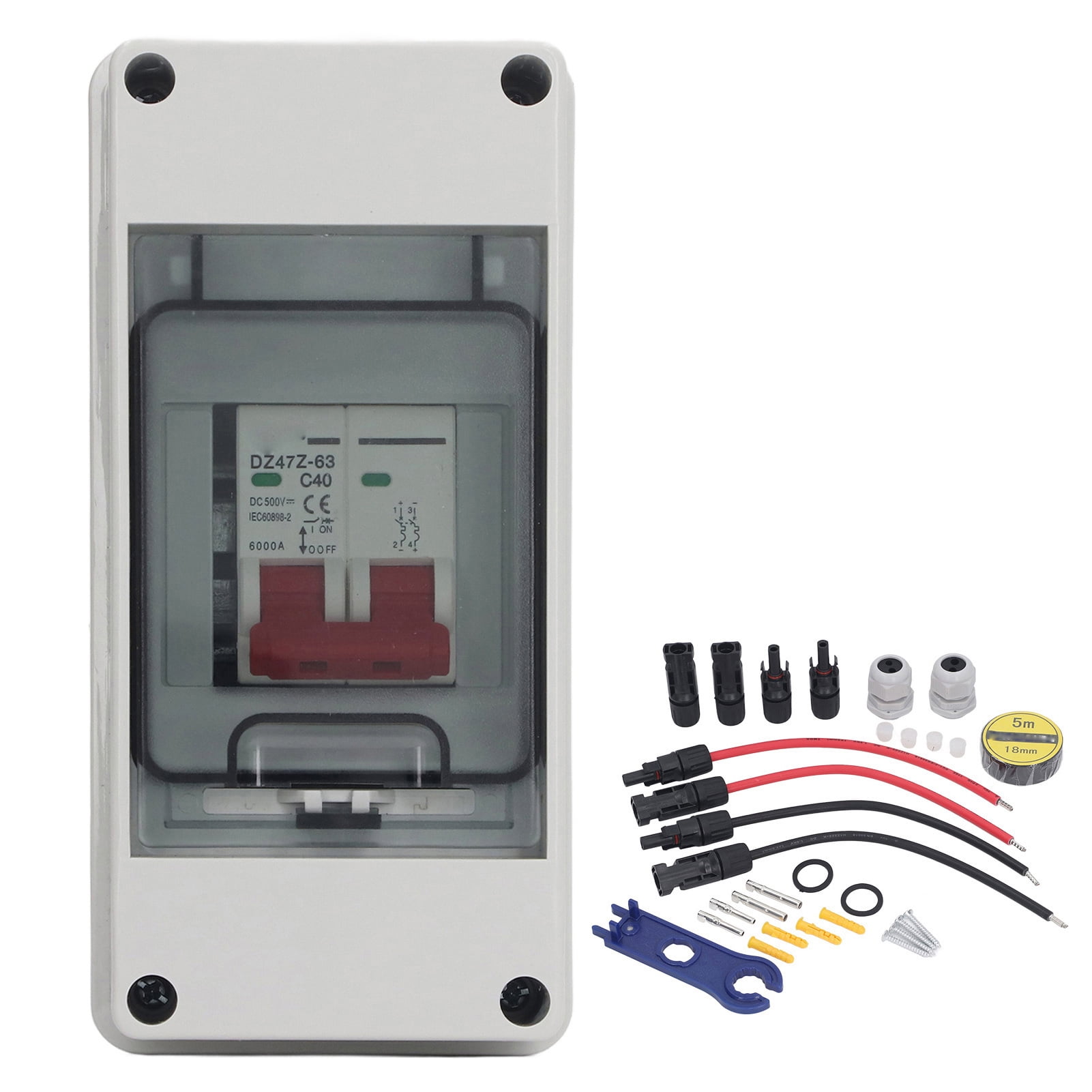 PV DC Disconnect Switch, Overload Protection Safe IP65 Waterproof