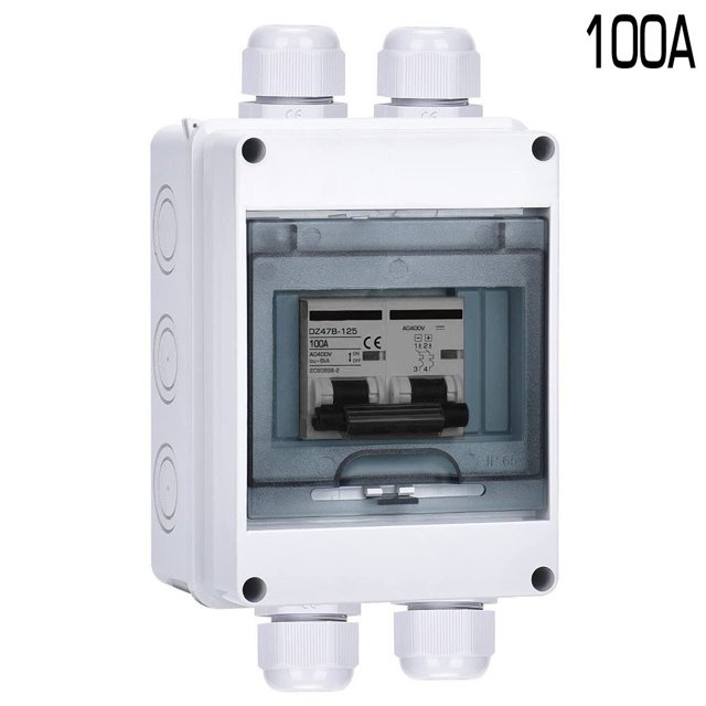 PV Disconnect Box AC400V Circuit Breaker Solar Isolator Switch 6125A