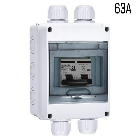 PV Disconnect Box DC1000V Circuit Breaker Solar Isolator Switch 6-125A