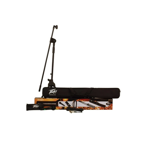 Peavey PV-MSP1 XLR Complete Mic & Accessory Package With Carry Bag 578000 New