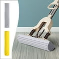 thumbnail image 1 of PVA Sponge Mop Head Replacement | Folded Absorbent Roller Brush | 13in Wide Mouth | Plastic Durable Floor Cleaning | Streak-Free Kitchen Home | 1 Pack, 1 of 7