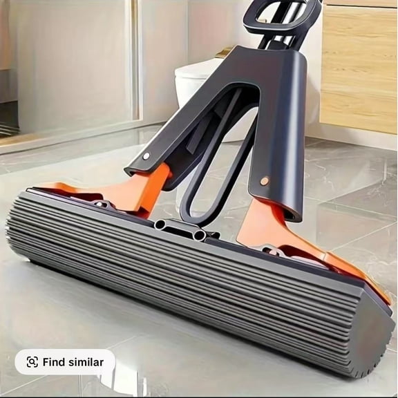 PVA Sponge Mop with Extendable Handle for Hard Floors
