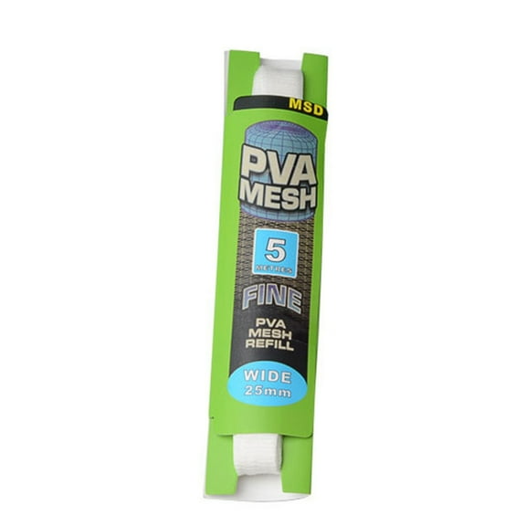 5M/16.4ft PVA Fishing Mesh Soluble Narrow Fishing Water Soluble Mesh White Refill Stocking Bag Protect