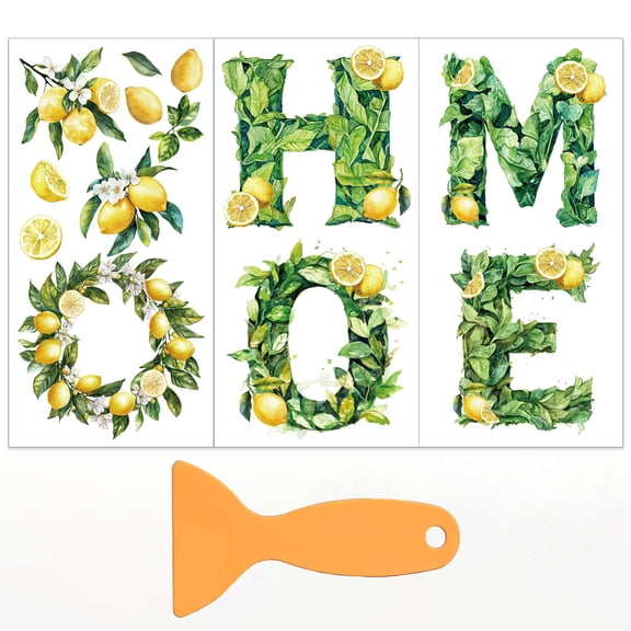 PVC 1 set 3 Sheets 3 styles PVC Waterproof Decorative Stickers Self Adhesive Floral Decals for Furniture Decoration Word 300x150mm 1 sheet/style