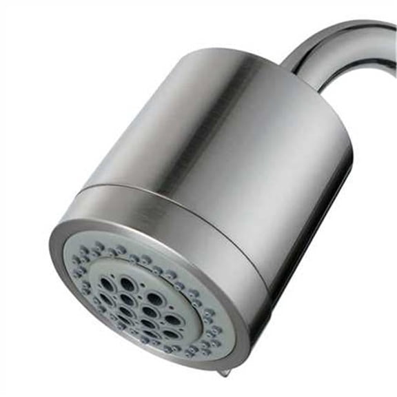 PVC 2 Function Shower Head Satin Nickel