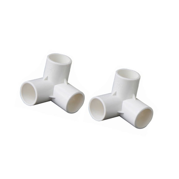 PVC 3 Way Elbow Fittings 90 Degree Elbow Connectors Garden Irrigations Fittings Upgrades for Flexible Pipe Installations