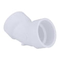 thumbnail image 1 of Manufacturer Varies PVC 45 Degree Elbow, Hub, 1-1/4 in Pipe Size 1WKB8, 1 of 1