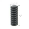 PVC 50mm length male thread pipe 1/2" 3/4" 1" Fish tank extended joint