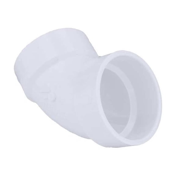 Manufacturer Varies PVC 60 Degree Elbow, Hub, 2 in Pipe Size 1WKE1