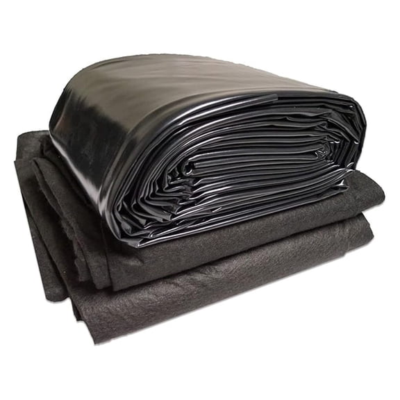 PVC 8 ft. x 12 ft. - 20-Mil Pond Liner and Geo Combo PVC Liner and Underlayment Combo
