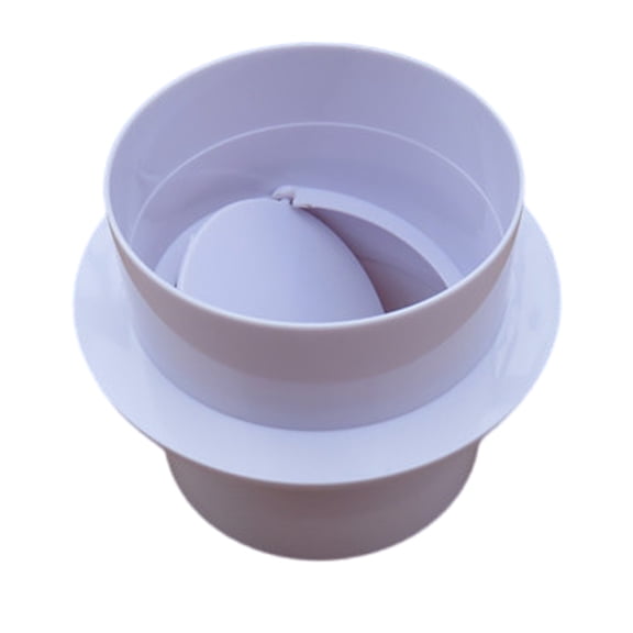 PVC Airflows Control Valves Plastic Inline Backdrafts Damper Exhaust Duct Check Valves Pipe Draft Blockers Easy to Install