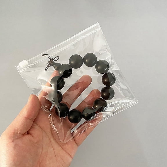 PVC Anti Oxidation Zip Lock Bags Transparent Antitarnish Jewelry Packing Storage Pouch Square Clear 13x13x0.03cm