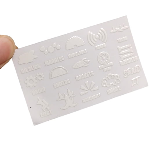PVC Automotive Control Button Stickers Sheet Waterproof Cover Decals Protective Film For Car Window Switches Decoration