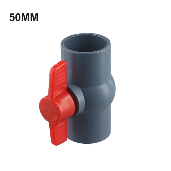 PVC Ball Valve Water Supply Pipe Sliding adhesive socket 20 25 32 40 50mm