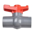 PVC Ball Valve Water Supply Pipe Sliding adhesive socket 20 25 32 40