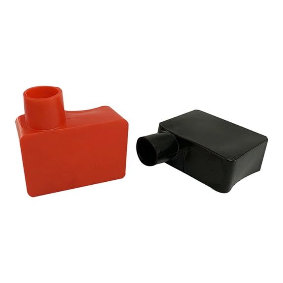 PVC Battery Terminal Protectors Weatherproof Insulation Sleeves for Vehicle Electrical Systems