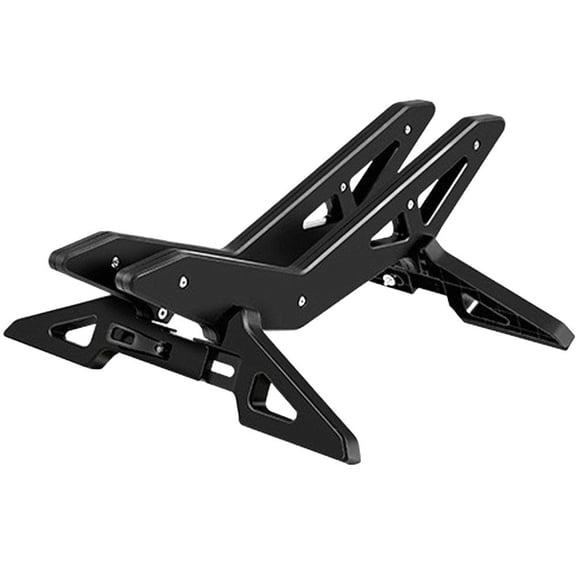 PVC Bicycle Floor Stand, Tool-Free Width Adjustment, Stable Upright Parking for Home Hallway or Garage, Black