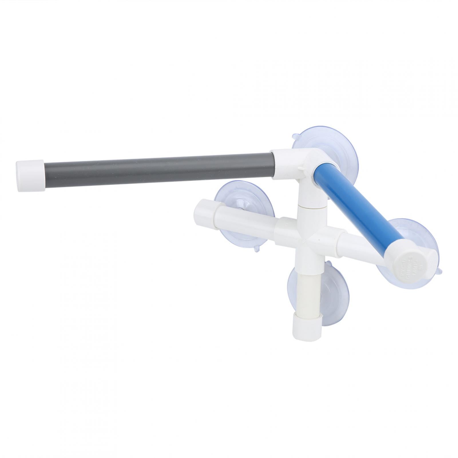 PVC Bird Bath Shower Bathing Perch Stand with Suction Cup for Parrot