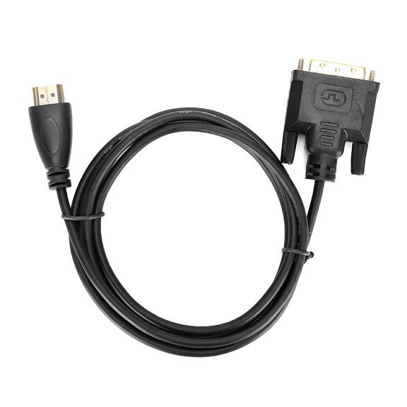 PVC Black Lightweight DVI24+1 to for HDMI Needle Type High Definition Adapter Cable for LCD/DVD/HDTV/XBOXWire Length 1.8M