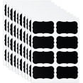 thumbnail image 1 of PVC Blank Self-Adhesive Chalkboard Stickers Waterproof Writable Blackboard Label Decals Black Rectangle 150x180mm, 1 of 6