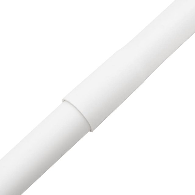 PVC Cable Management Trunking with Clips 1 Diameter 10m Length White