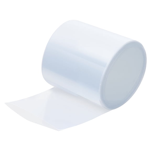 PVC Cable Sleeves Heat Shrink Tubing Insulation Non-Slip Waterproof Clear 100x0.2mm 5m/roll
