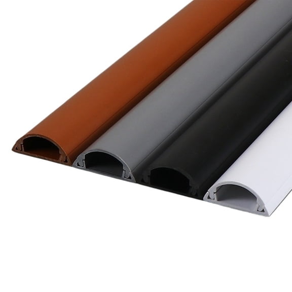 PVC Cable Trunking, Cable Cover,Aluminium Cable Duct,Wire Hider For Cables, Self-Adhesive Cable Hider, Self Adhesive Floor Cable Cover, for Electric Cables, Trunking