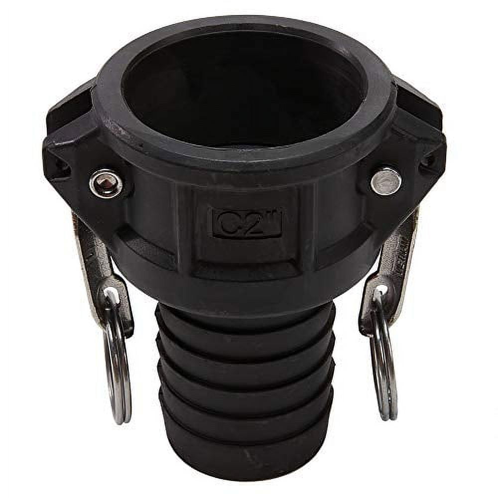 PVC Camlock Hose Shank Fitting Plastic Hose Barb Coupler Type C Female Cam Lock Hose Adapter