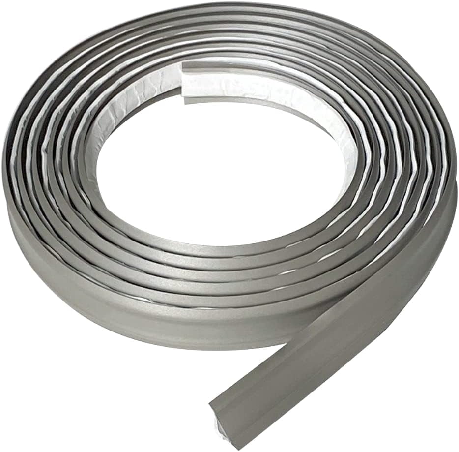 PVC Ceiling Strips, 7/10'' x 2/5'' Self-Adhesive Ceiling and Wall ...