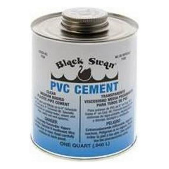 PVC Cement Clear Medium Bodied Quart 32 oz