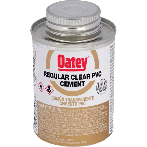 Oatey PVC Cement - Clear, Multicolor