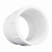 PVC Cleanout Adapter, FNPT x Spigot, 3 in Pipe Size 1WKG2