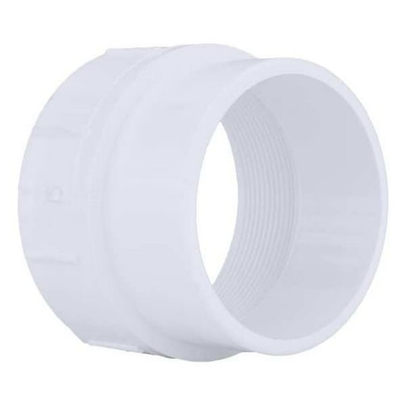 Manufacturer Varies PVC Cleanout Adapter, FNPT x Spigot, 4 in Pipe Size 1WKG3