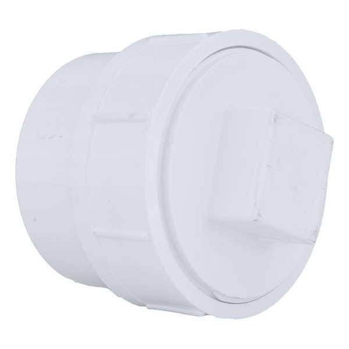 PVC Cleanout Adapter with Plug, FNPT x Spigot, 4 in Pipe Size(1WKR9 ...