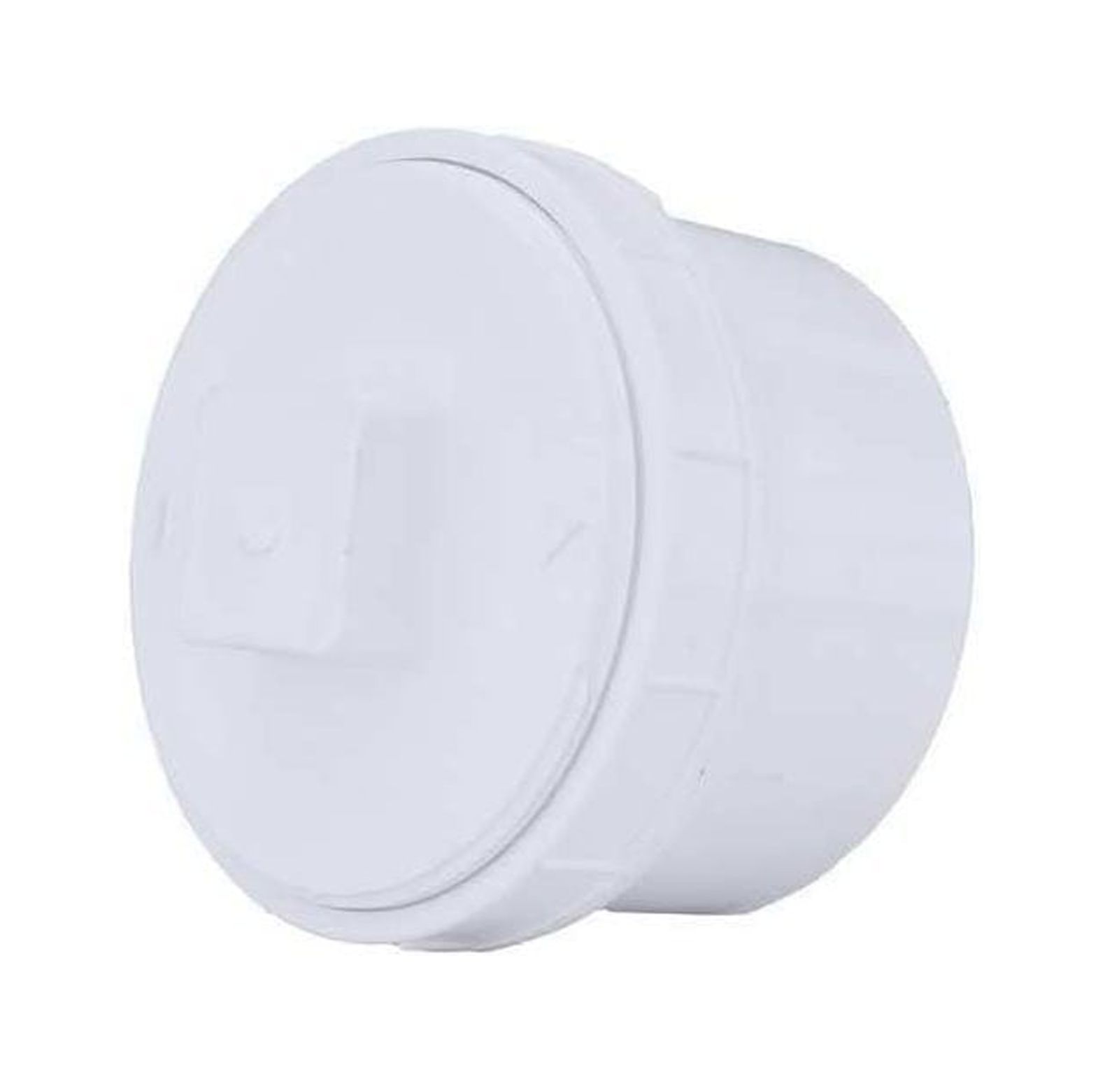PVC Cleanout Adapter with Plug, FNPT x Spigot, 6 in Pipe Size